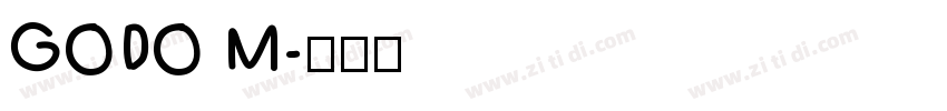 GODO M字体转换